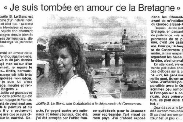 «Je suis tombée en amour de la Bretagne»