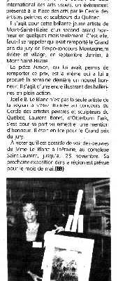 De l'or pour Le Blanc
