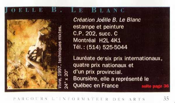L'informateur des arts